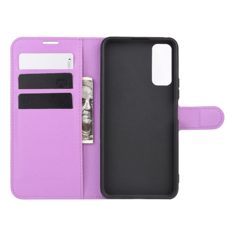 For Huawei Enjoy Z 5G Litchi Texture Horizontal Flip Protective Case with Holder & Card Slots & Wallet
