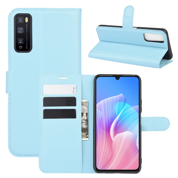 For Huawei Enjoy Z 5G Litchi Texture Horizontal Flip Protective Case with Holder & Card Slots & Wallet