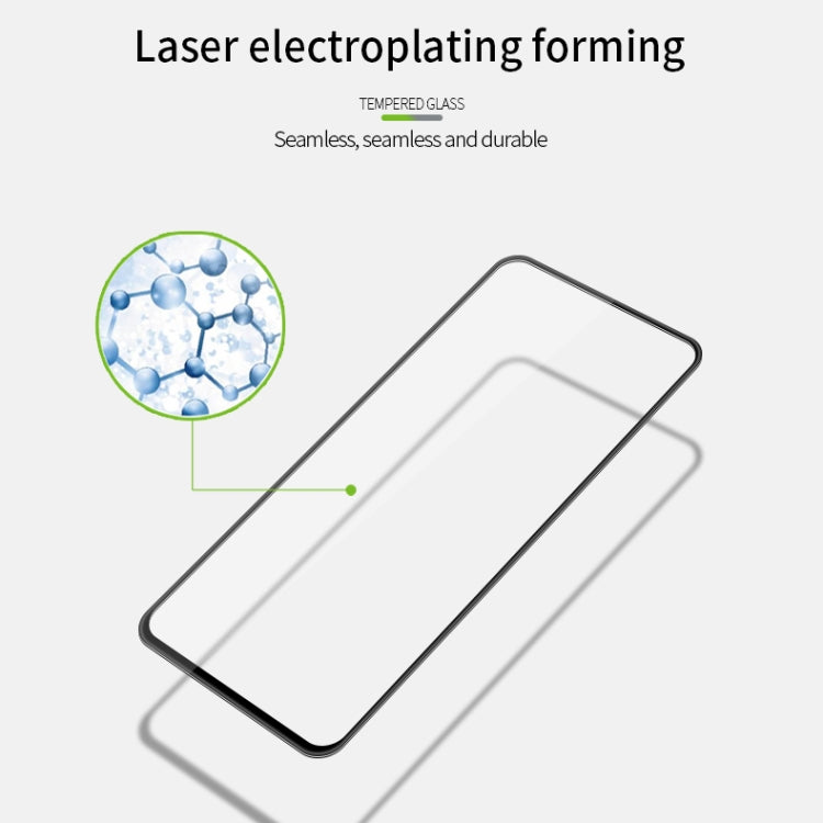 For Huawei Honor 30 / Nova7 MOFI 9H 3D Explosion-proof Curved Screen Tempered Glass Film(Black)