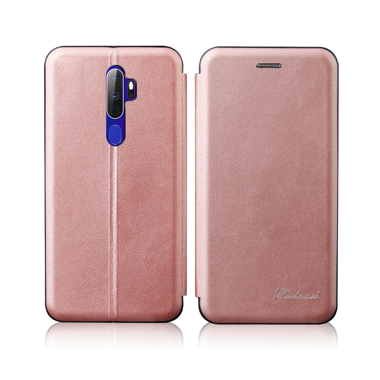 For OPPO A52 / A72 / A92 Integrated Electricity Pressing Retro Texture Magnetic TPU+PU Leather Case with Card Slot & Holder