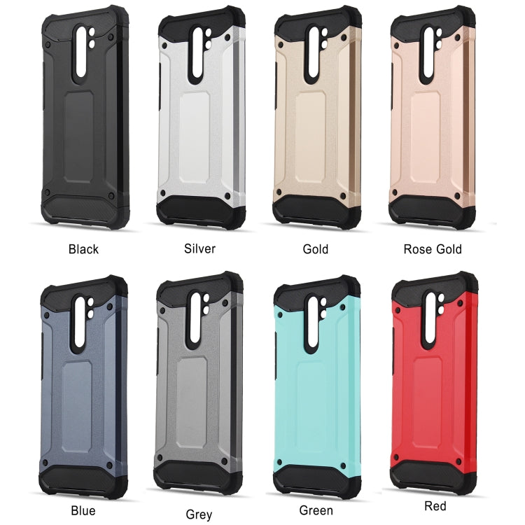 For Xiaomi Redmi 9 Magic Armor TPU + PC Combination Case (Grey)