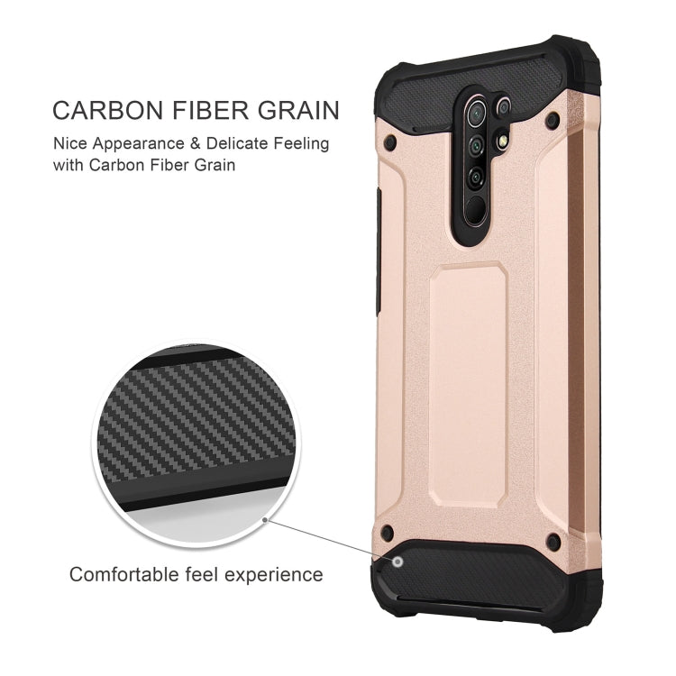 For Xiaomi Redmi 9 Magic Armor TPU + PC Combination Case (Grey)