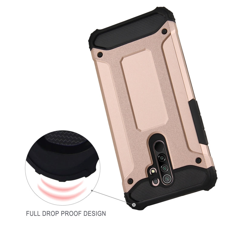 For Xiaomi Redmi 9 Magic Armor TPU + PC Combination Case (Grey)