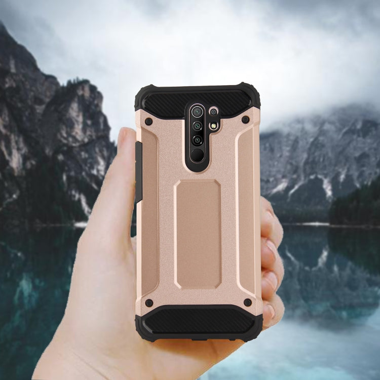 For Xiaomi Redmi 9 Magic Armor TPU + PC Combination Case (Grey)