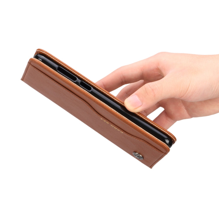 Knead Skin Texture Horizontal Flip Leather Case for Huawei Y7 Prime (2018) / Honor 7C / Enjoy 8, with Photo Frame & Holder & Card Slots & Wallet