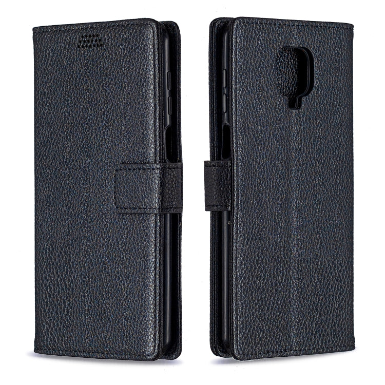 For Xiaomi Redmi Note 9 Pro / Note 9s / Note 9 Pro Max Litchi Texture Horizontal Flip Leather Case with Holder & Card Slots & Wallet & Photo Frame