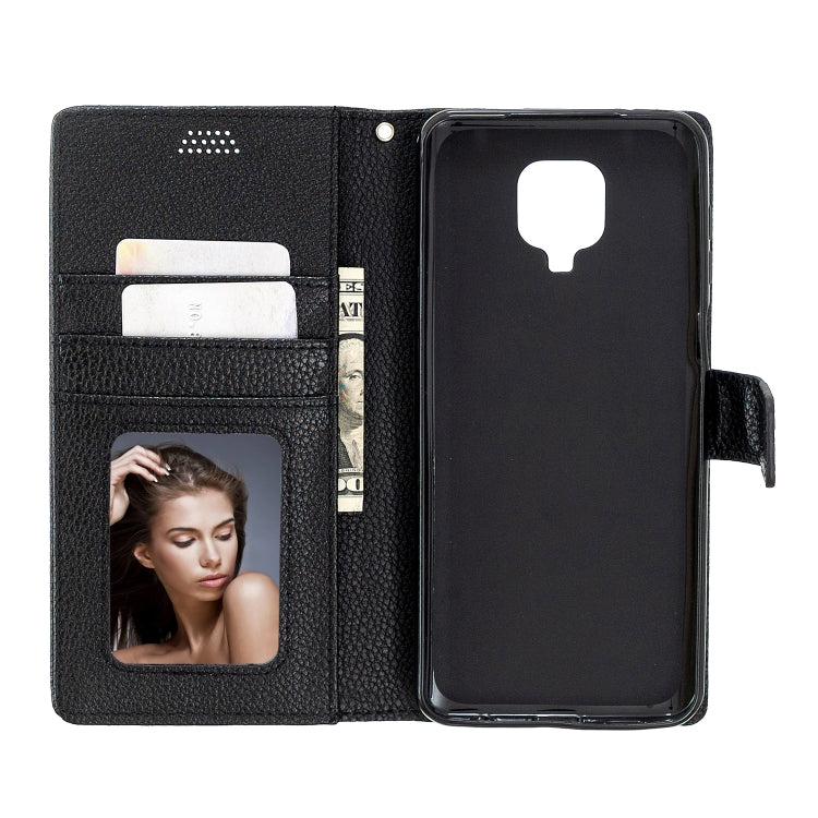 For Xiaomi Redmi Note 9 Pro / Note 9s / Note 9 Pro Max Litchi Texture Horizontal Flip Leather Case with Holder & Card Slots & Wallet & Photo Frame