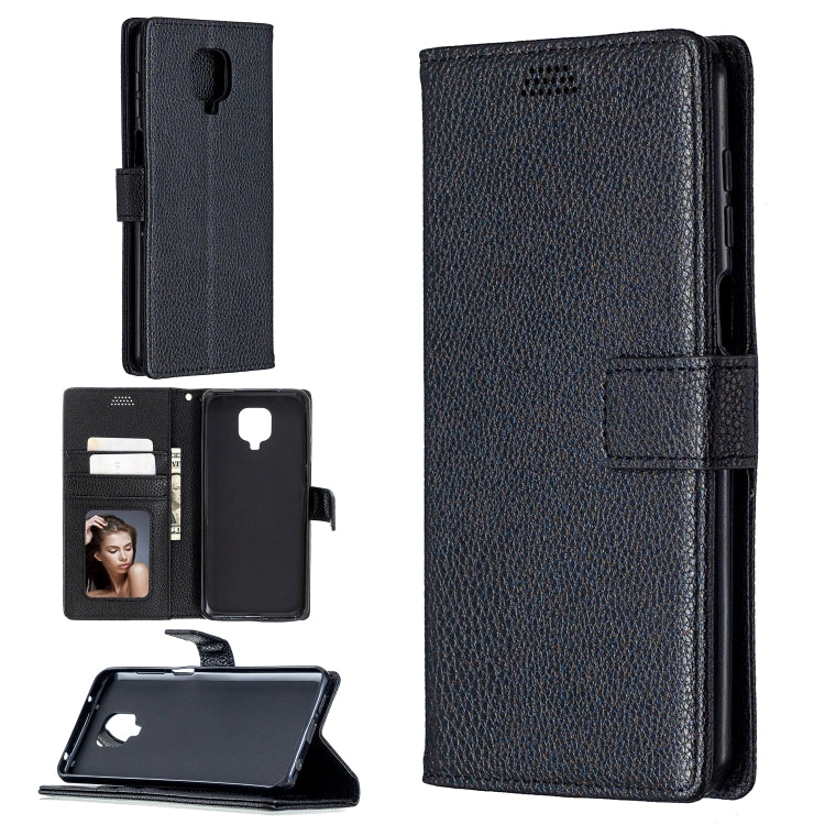 For Xiaomi Redmi Note 9 Pro / Note 9s / Note 9 Pro Max Litchi Texture Horizontal Flip Leather Case with Holder & Card Slots & Wallet & Photo Frame