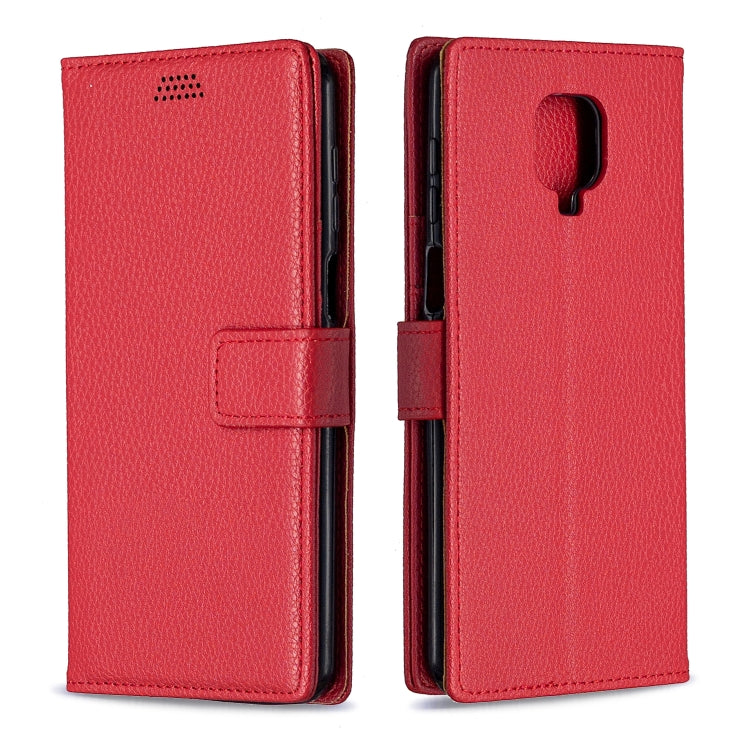 For Xiaomi Redmi Note 9 Pro / Note 9s / Note 9 Pro Max Litchi Texture Horizontal Flip Leather Case with Holder & Card Slots & Wallet & Photo Frame