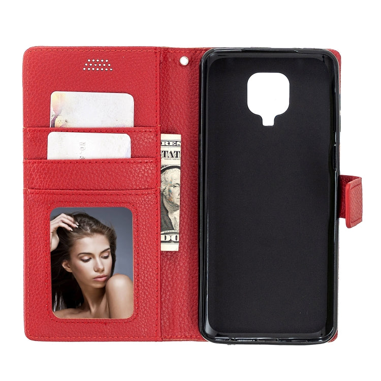 For Xiaomi Redmi Note 9 Pro / Note 9s / Note 9 Pro Max Litchi Texture Horizontal Flip Leather Case with Holder & Card Slots & Wallet & Photo Frame