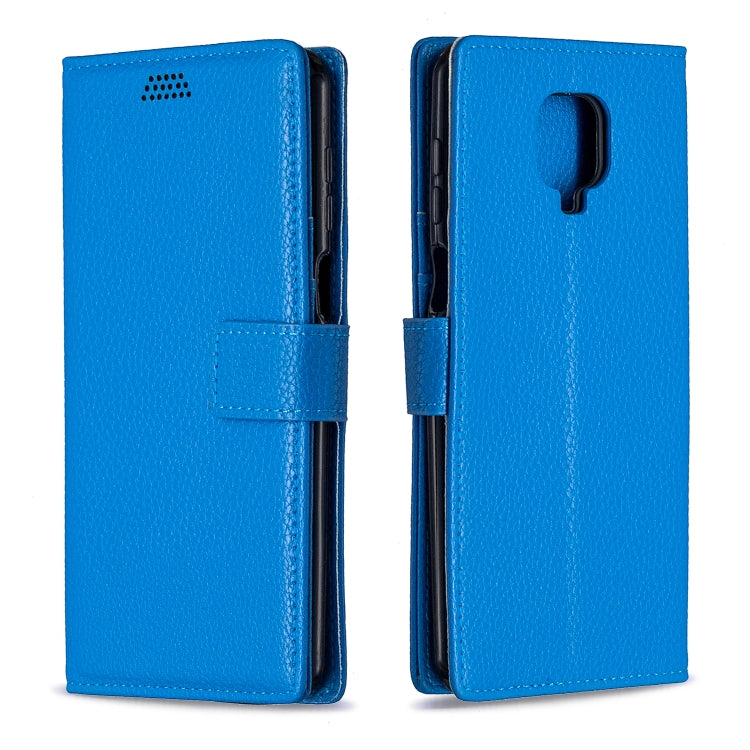 For Xiaomi Redmi Note 9 Pro / Note 9s / Note 9 Pro Max Litchi Texture Horizontal Flip Leather Case with Holder & Card Slots & Wallet & Photo Frame