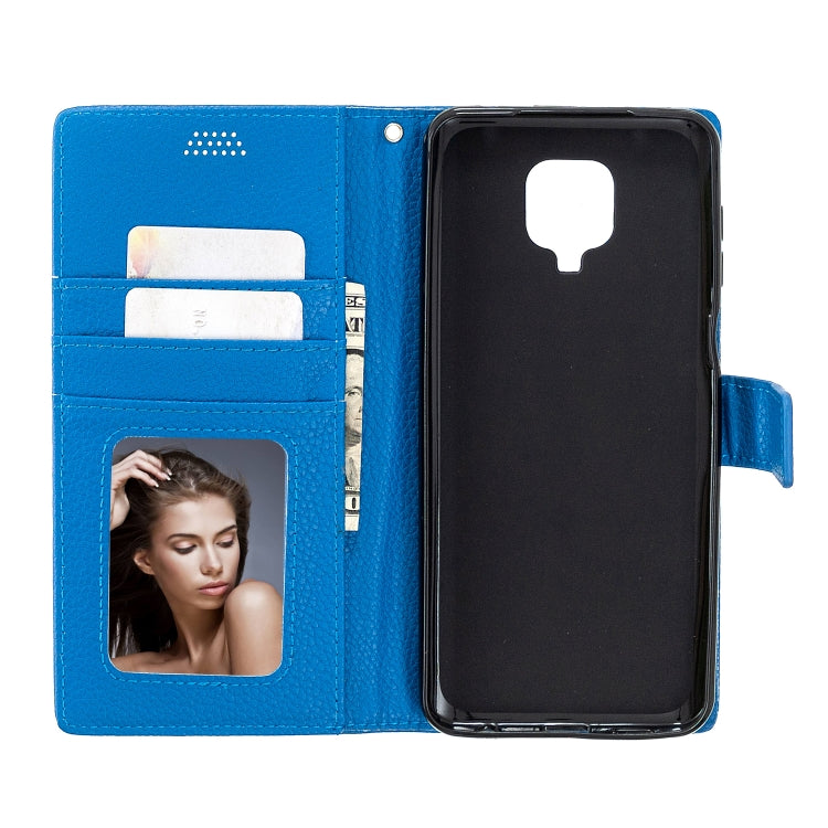 For Xiaomi Redmi Note 9 Pro / Note 9s / Note 9 Pro Max Litchi Texture Horizontal Flip Leather Case with Holder & Card Slots & Wallet & Photo Frame