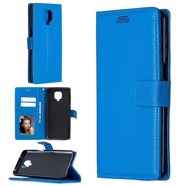 For Xiaomi Redmi Note 9 Pro / Note 9s / Note 9 Pro Max Litchi Texture Horizontal Flip Leather Case with Holder & Card Slots & Wallet & Photo Frame