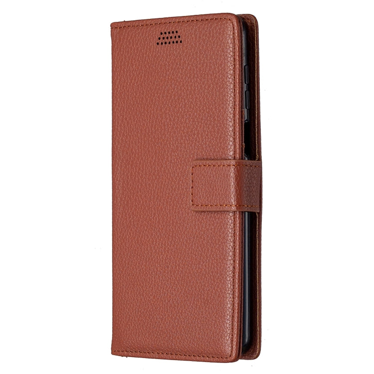 For Xiaomi Redmi Note 9 Pro / Note 9s / Note 9 Pro Max Litchi Texture Horizontal Flip Leather Case with Holder & Card Slots & Wallet & Photo Frame