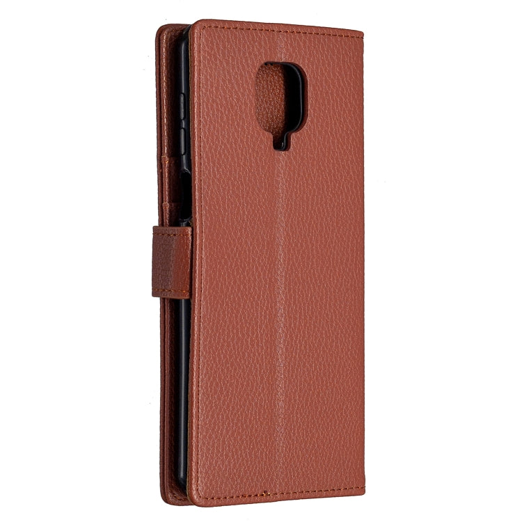 For Xiaomi Redmi Note 9 Pro / Note 9s / Note 9 Pro Max Litchi Texture Horizontal Flip Leather Case with Holder & Card Slots & Wallet & Photo Frame