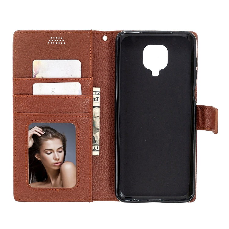 For Xiaomi Redmi Note 9 Pro / Note 9s / Note 9 Pro Max Litchi Texture Horizontal Flip Leather Case with Holder & Card Slots & Wallet & Photo Frame