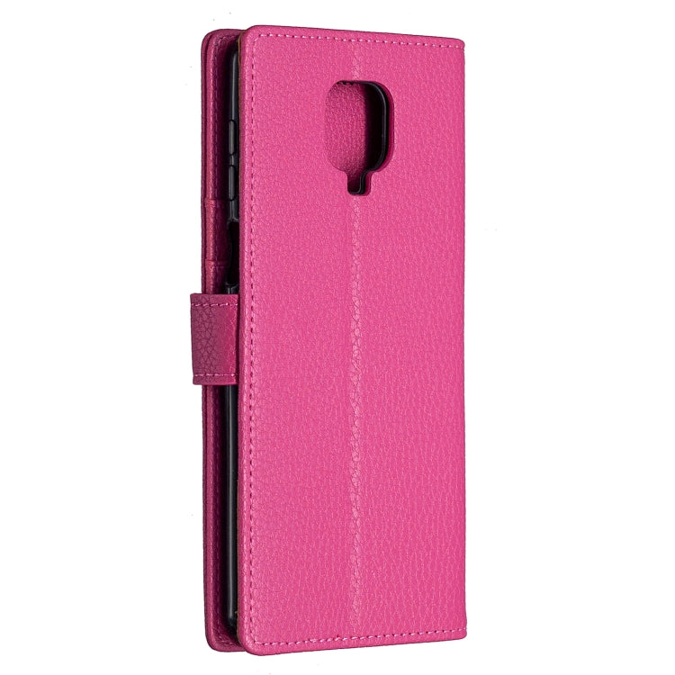For Xiaomi Redmi Note 9 Pro / Note 9s / Note 9 Pro Max Litchi Texture Horizontal Flip Leather Case with Holder & Card Slots & Wallet & Photo Frame