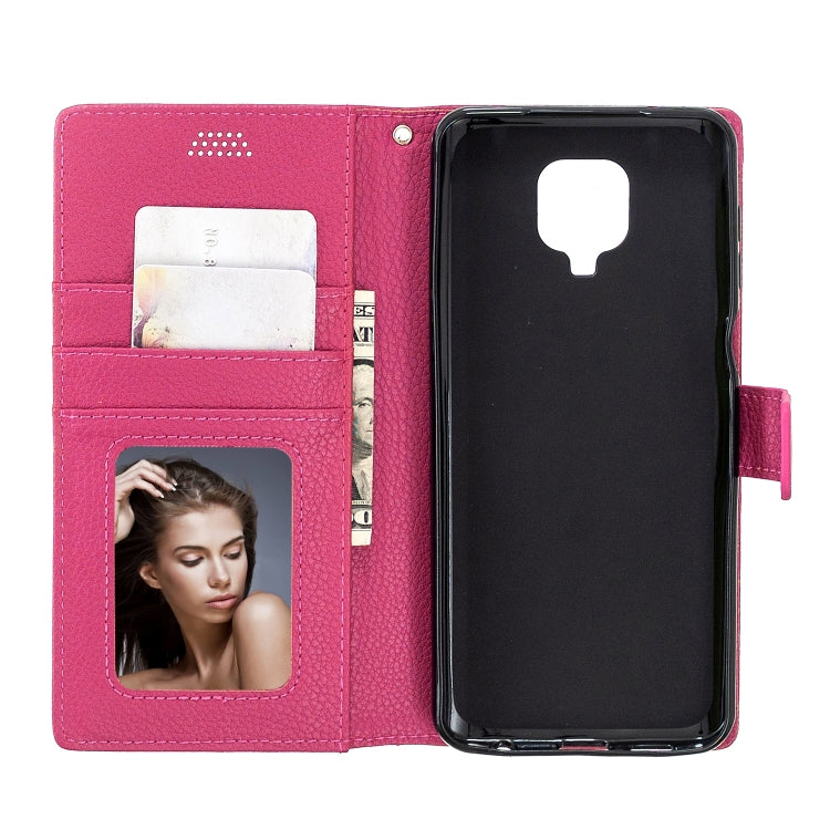 For Xiaomi Redmi Note 9 Pro / Note 9s / Note 9 Pro Max Litchi Texture Horizontal Flip Leather Case with Holder & Card Slots & Wallet & Photo Frame