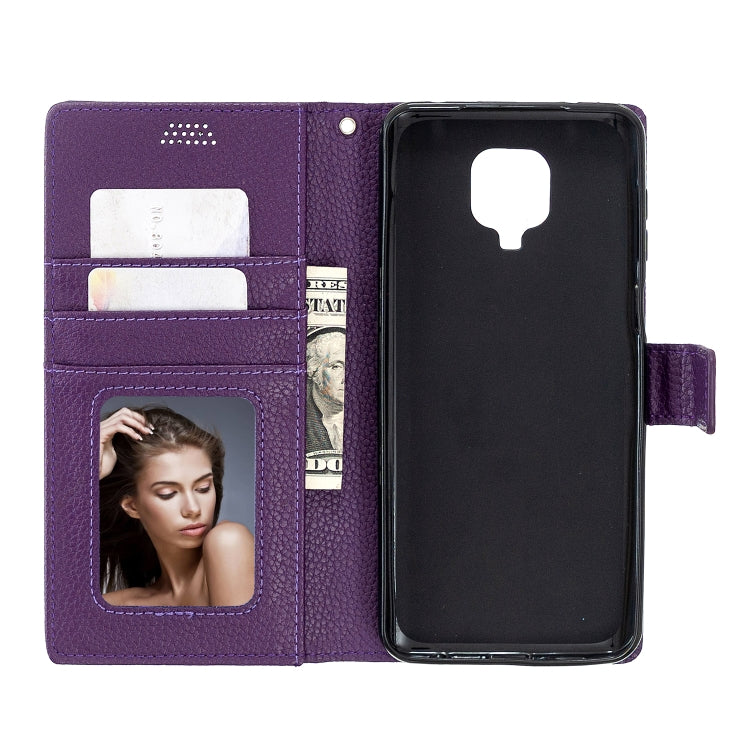 For Xiaomi Redmi Note 9 Pro / Note 9s / Note 9 Pro Max Litchi Texture Horizontal Flip Leather Case with Holder & Card Slots & Wallet & Photo Frame