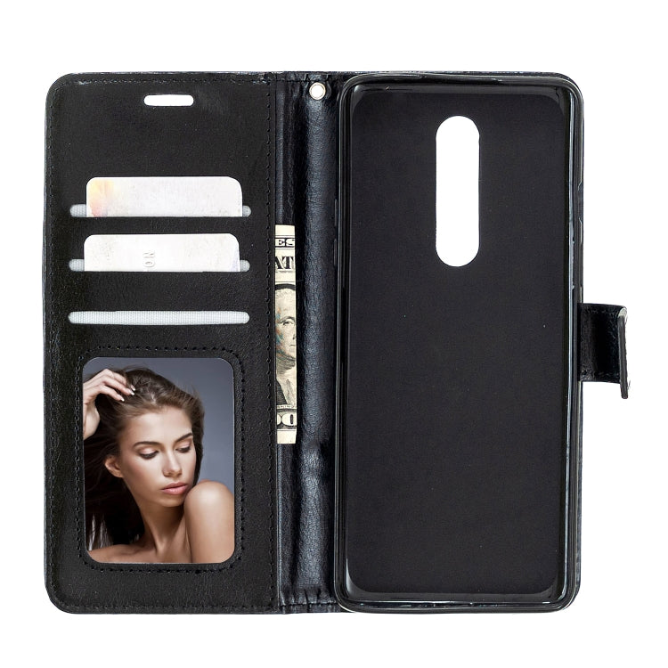 For OnePlus 8 Crazy Horse Texture Horizontal Flip Leather Case with Holder & Card Slots & Wallet & Photo Frame