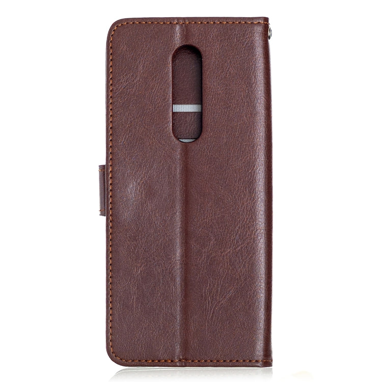 For OnePlus 8 Crazy Horse Texture Horizontal Flip Leather Case with Holder & Card Slots & Wallet & Photo Frame