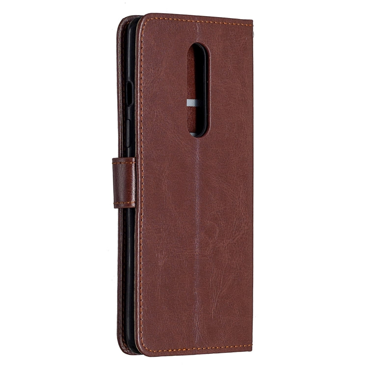 For OnePlus 8 Crazy Horse Texture Horizontal Flip Leather Case with Holder & Card Slots & Wallet & Photo Frame