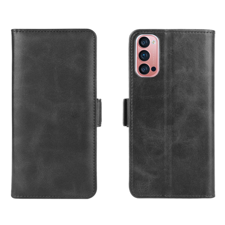 For OPPO Reno4 Pro 5G Dual-side Magnetic Buckle Horizontal Flip Leather Case with Holder & Card Slots & Wallet