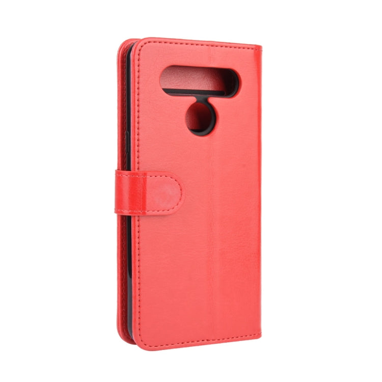 For LG K41S / K51S R64 Texture Single Horizontal Flip Protective Case with Holder & Card Slots & Wallet& Photo Frame