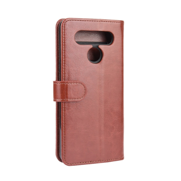 For LG K41S / K51S R64 Texture Single Horizontal Flip Protective Case with Holder & Card Slots & Wallet& Photo Frame