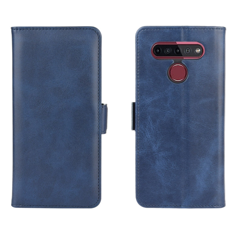 For LG K41S / K51S Dual-side Magnetic Buckle Horizontal Flip Leather Case with Holder & Card Slots & Wallet