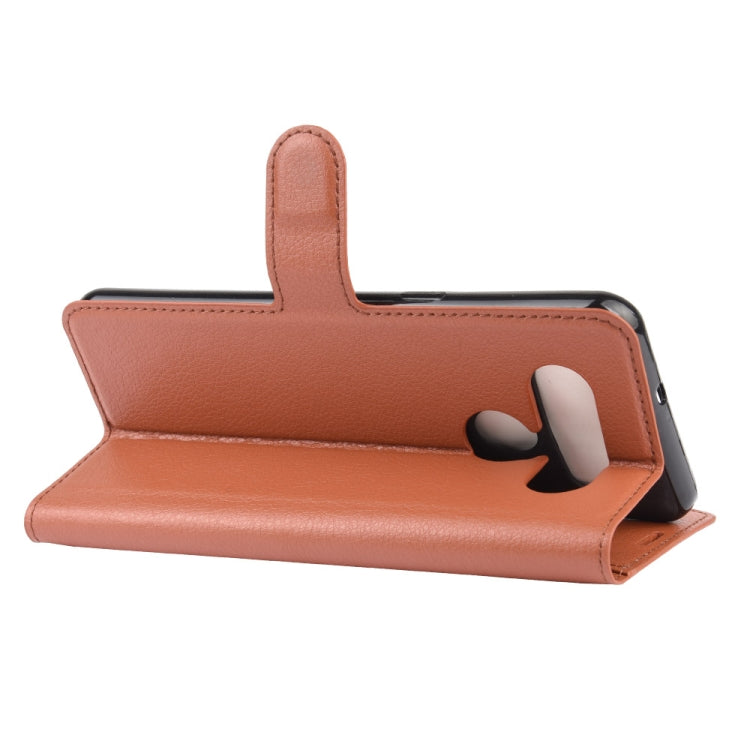 For LG K41S / K51S Litchi Texture Horizontal Flip Protective Case with Holder & Card Slots & Wallet