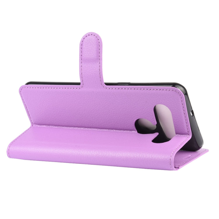 For LG K41S / K51S Litchi Texture Horizontal Flip Protective Case with Holder & Card Slots & Wallet