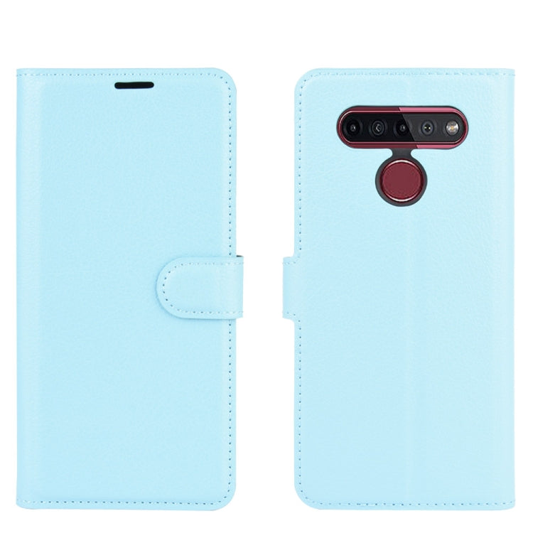 For LG K41S / K51S Litchi Texture Horizontal Flip Protective Case with Holder & Card Slots & Wallet