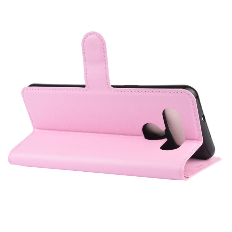 For LG K41S / K51S Litchi Texture Horizontal Flip Protective Case with Holder & Card Slots & Wallet