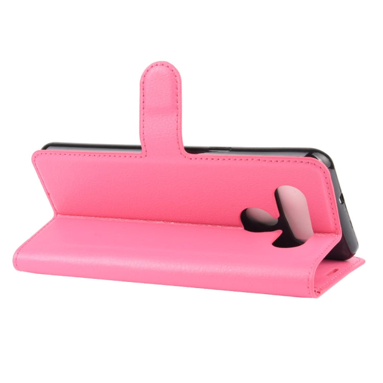 For LG K41S / K51S Litchi Texture Horizontal Flip Protective Case with Holder & Card Slots & Wallet