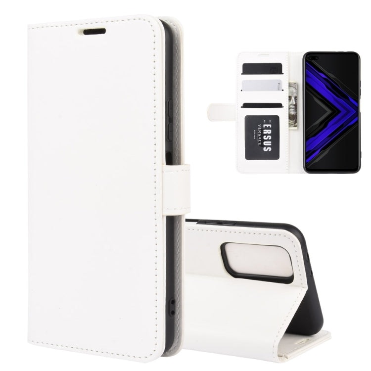 For Huawei Honor Play4 Pro / Honor V30 R64 Texture Single Horizontal Flip Protective Case with Holder & Card Slots & Wallet& Photo Frame