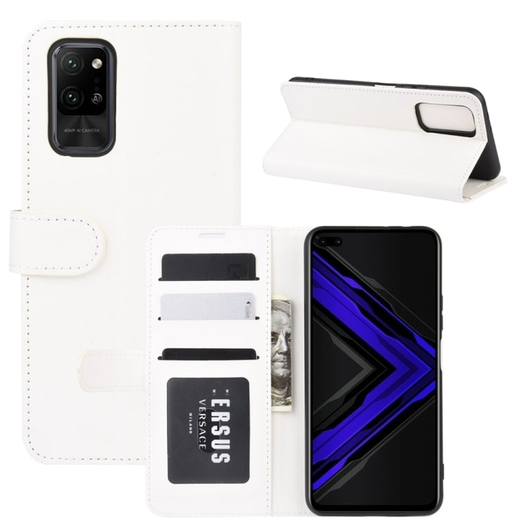For Huawei Honor Play4 Pro / Honor V30 R64 Texture Single Horizontal Flip Protective Case with Holder & Card Slots & Wallet& Photo Frame