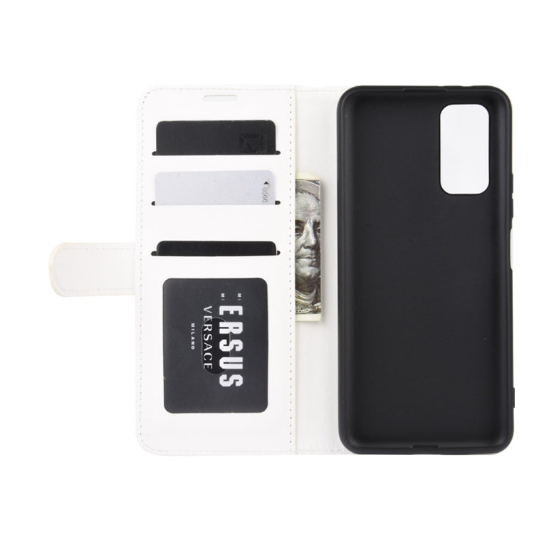 For Huawei Honor Play4 Pro / Honor V30 R64 Texture Single Horizontal Flip Protective Case with Holder & Card Slots & Wallet& Photo Frame