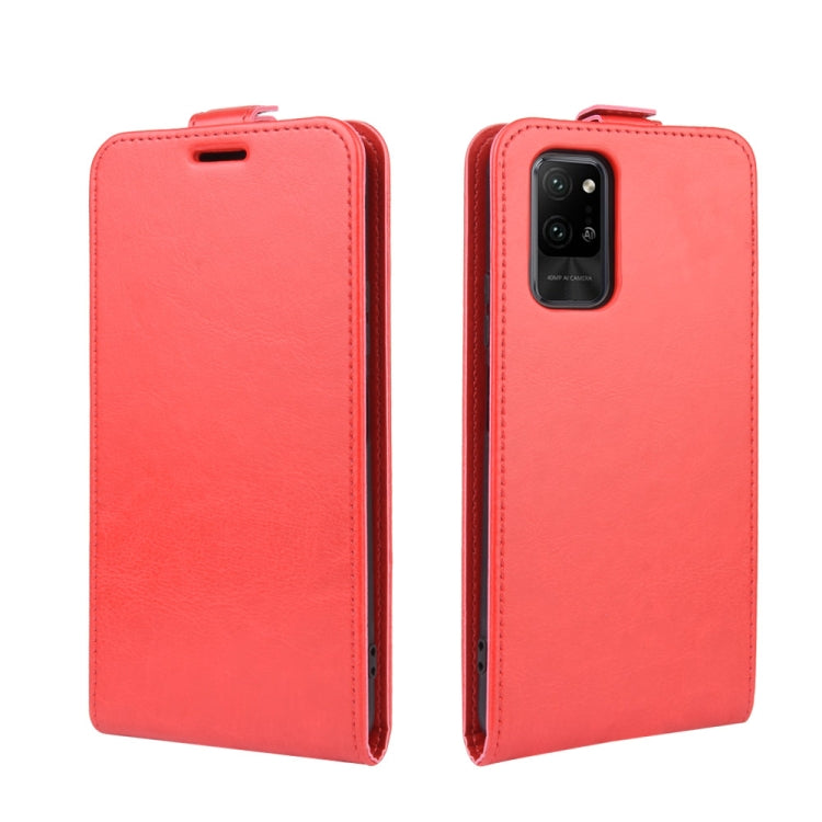 For Huawei Honor Play4 Pro / Honor V30 R64 Texture Single Vertical Flip Leather Protective Case with Card Slots & Photo Frame