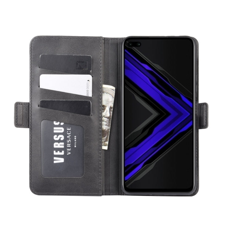 For Huawei Honor Play4 Pro/Honor V30 Dual-side Magnetic Buckle Horizontal Flip Leather Case with Holder & Card Slots & Wallet