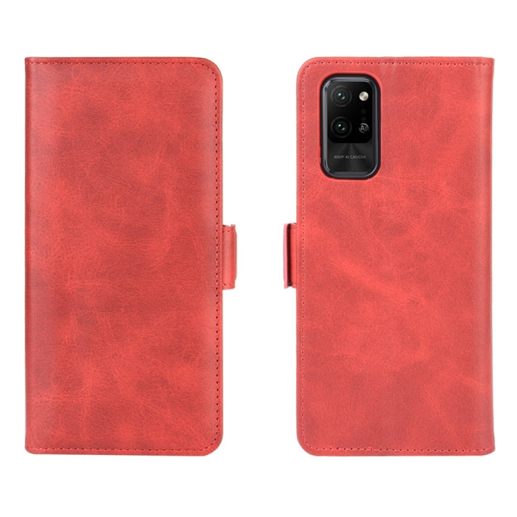 For Huawei Honor Play4 Pro/Honor V30 Dual-side Magnetic Buckle Horizontal Flip Leather Case with Holder & Card Slots & Wallet