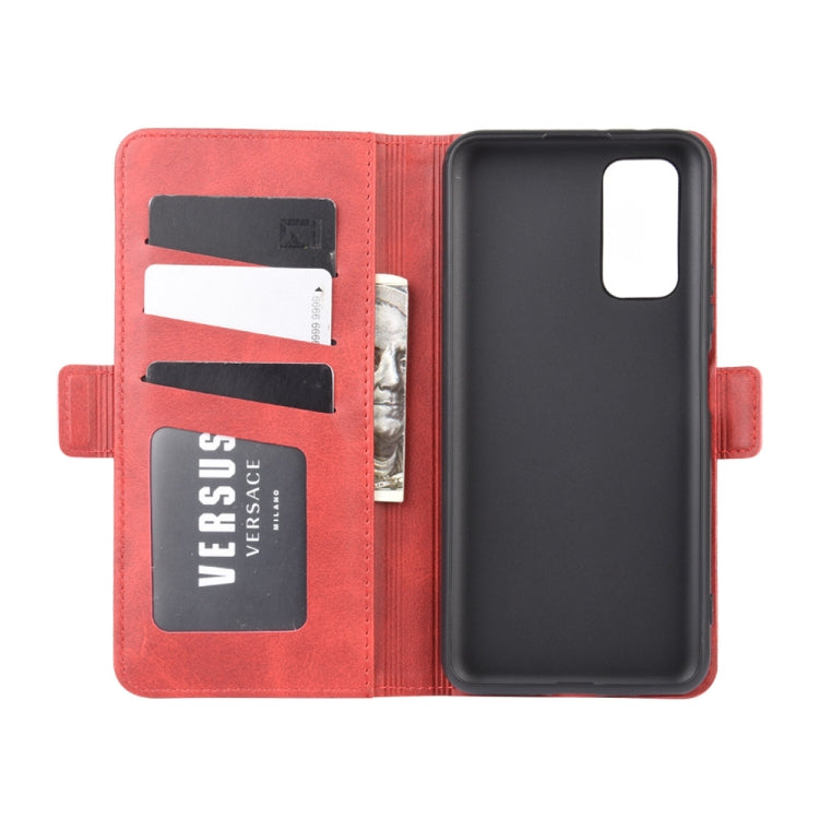 For Huawei Honor Play4 Pro/Honor V30 Dual-side Magnetic Buckle Horizontal Flip Leather Case with Holder & Card Slots & Wallet