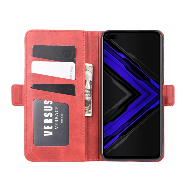 For Huawei Honor Play4 Pro/Honor V30 Dual-side Magnetic Buckle Horizontal Flip Leather Case with Holder & Card Slots & Wallet