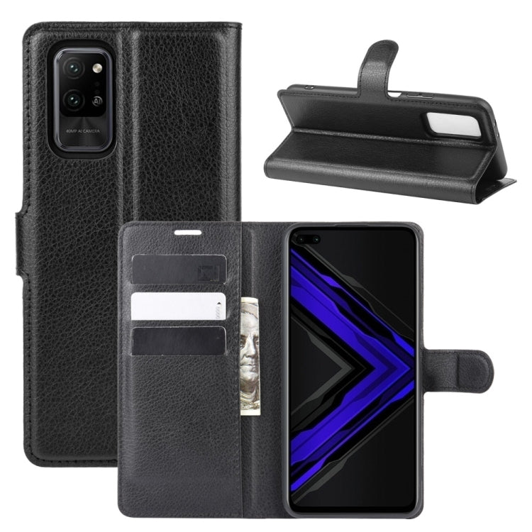 For Huawei Honor Play4 Pro/Honor V30 Litchi Texture Horizontal Flip Leather Case with Holder & Card Slots & Wallet