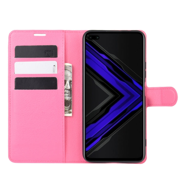 For Huawei Honor Play4 Pro/Honor V30 Litchi Texture Horizontal Flip Leather Case with Holder & Card Slots & Wallet