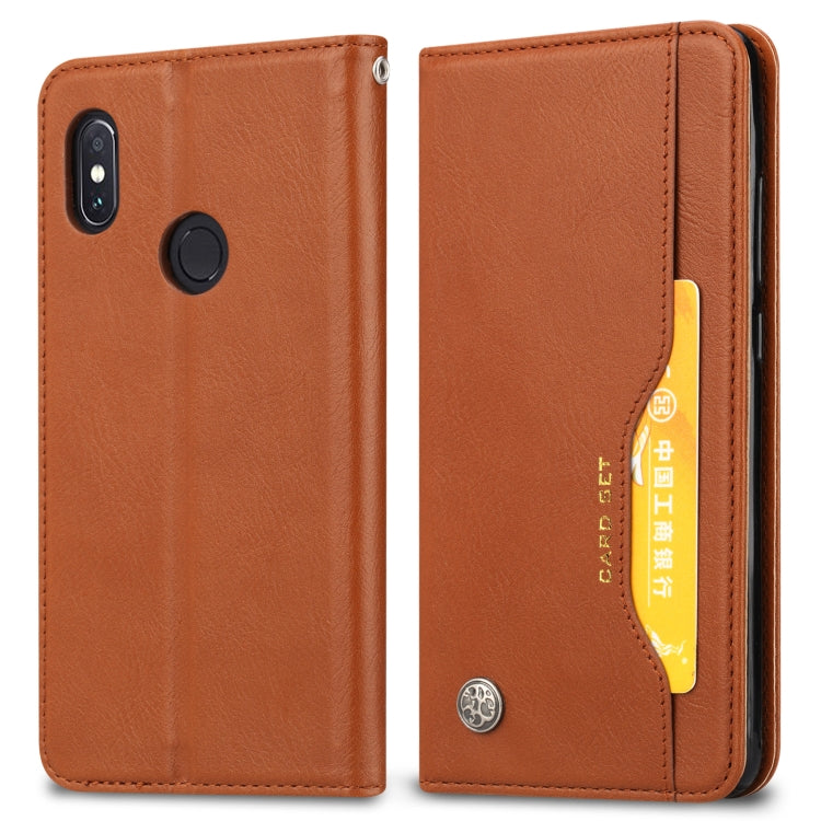 Knead Skin Texture Horizontal Flip Leather Case for Xiaomi Redmi S2, with Photo Frame & Holder & Card Slots & Wallet