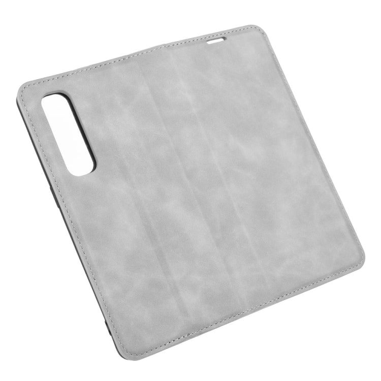 For OPPO Find X2 Pro Retro-skin Business Magnetic Suction Leather Case with Holder & Card Slots & Wallet