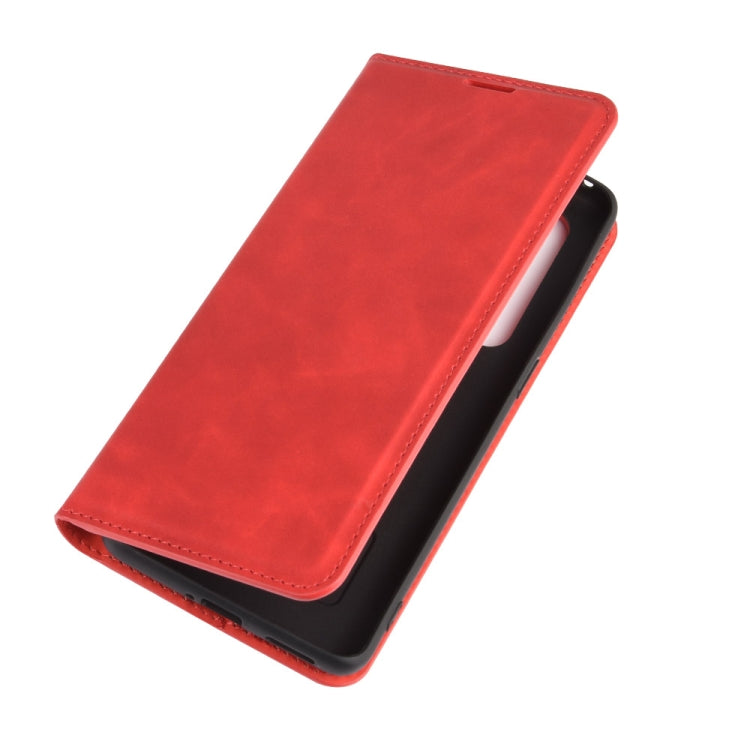 For OPPO Find X2 Pro Retro-skin Business Magnetic Suction Leather Case with Holder & Card Slots & Wallet