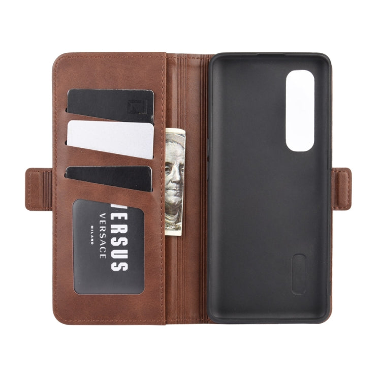 For OPPO Find X2 Pro Dual-side Magnetic Buckle Horizontal Flip Leather Case with Holder & Card Slots & Wallet