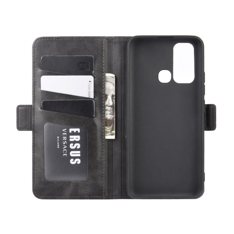 For Vivo Y50/Y30 Dual-side Magnetic Buckle Horizontal Flip Leather Case with Holder & Card Slots & Wallet